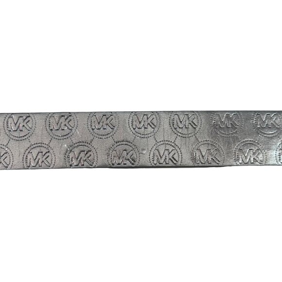 Michael Kors Mens Silver Monogram Belt 36" - Picture 3 of 8